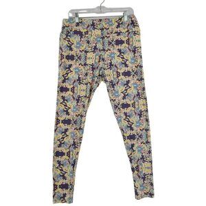 LulaRoe Women's Multi Color Leggings Size L